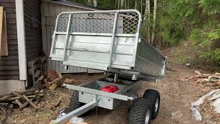 Bronco kippikärry kippaa – Bronco trailer tipping [upl. by Akzseinga]