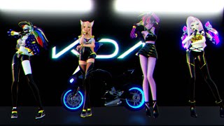 【MMD 2024 KDAxMLP 】KDA  THE BADDEST con GIDLE Bea Miller Wolftyla [upl. by Olympia]