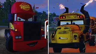 Cars 3 Driven to Win  Mack vs Miss Fritter  Battle Race Gameplay HD 1080p60FPS [upl. by Lodnar]