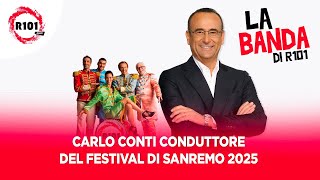 Carlo Conti conduttore del Festival di Sanremo 2025 [upl. by Clyde]