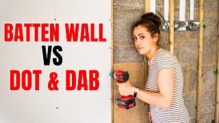 Why I DITCHED dot amp dabbed plasterboard for a batten wall [upl. by Edy]