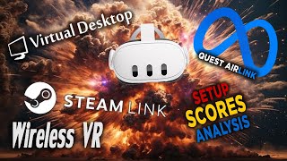 Wireless VR Deep Dive amp Showdown Airlink Steam Link Virtual Desktop [upl. by Aaren]