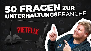 ALLES RUND UM UNTERHALTUNGSMEDIEN  50 Fragen zur Unterhaltungsbranche [upl. by Schilt]