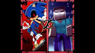 SonicEXE Vs Herobrine Creepypasta Vs Creepypasta Fanmade Death Battle Trailer [upl. by Berlyn777]