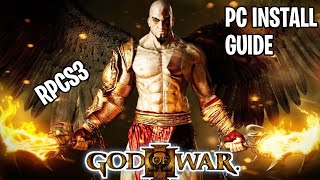 How to Install amp Play God of War 3 on PC  RPCS3 Install Guide Easy amp Simple Download [upl. by Aitercal652]