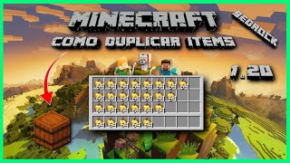 Como Duplicar Items En Minecraft Bedrock 120 Facil Y Rapido [upl. by Olaf]