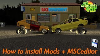 How to installUse ModsMSCeditor  My Summer Car [upl. by Leugim]