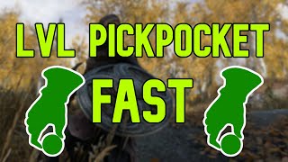 How to Level Pickpocket from 1100 FAST in Skyrim  Ultimate Guide [upl. by Emiatej]