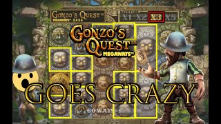 Gonzos Quest Megaways is Broken Big Win Lots of Bonuses  Online Casino Slots [upl. by Nnyleitak]