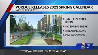 Purdue releases 2021 spring calendar [upl. by Inalaek]