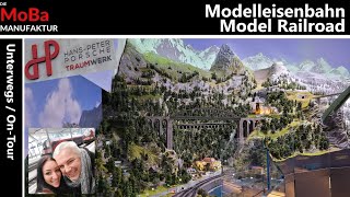 Modelleisenbahn H0  gigantische Traumanlage im Traumwerk ÖBB Ausflugsziel Süd Deutschland Bayern [upl. by Matthia]