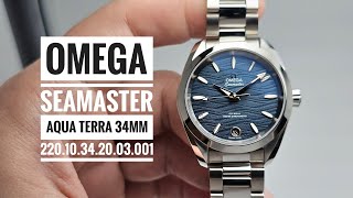 Omega Seamaster Aqua Terra 34mm 22010342003001 [upl. by Aisel]