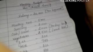 Monthly family budget for beginners south Indian family budget in tamil [upl. by Jacquelynn]