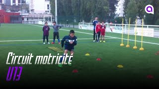 Circuit motricité réalisé avec les U13 Avec conseils My Coach [upl. by Ajani]