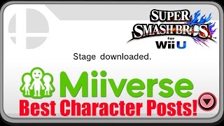 Miiverse Posts For Every Character Smash 4 [upl. by Methuselah]