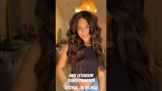 Sew in Hair Extension tutorial  Bellami volume wefts  Handtied Extensions hairextensions [upl. by Gilda390]