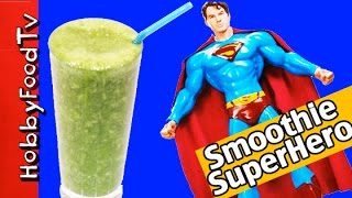 HobbyFood Hero POWER Smoothie Superman  Batman Saves the Day by HobbyKidsTV [upl. by Ronoh]