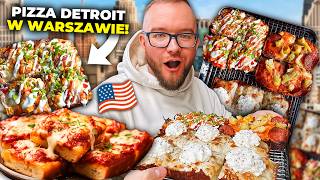 AMERYKAŃSKA PIZZA W STYLU DETROIT  Kwadratowy Pies Warszawa reportaż  GASTRO VLOG 661 [upl. by Rolyab295]