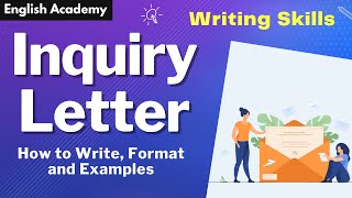 How to write Inquiry letter   Inquiry Letter Format and example  CBSE NCERT [upl. by Annai]