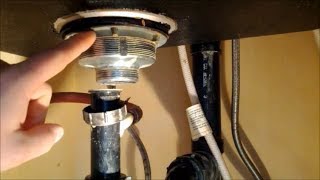 How to Replace A Kitchen Sink Strainer [upl. by Purcell75]