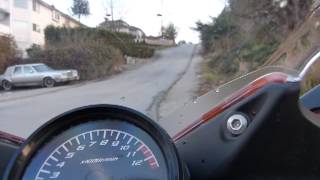 CBR125 0top speed uphill [upl. by Rheta]