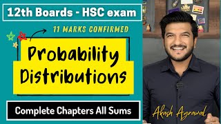 Class 12th Probability Distributions  Maths 2  HSC 12th Commerce  Boards 2024  Complete chapter [upl. by Accber]