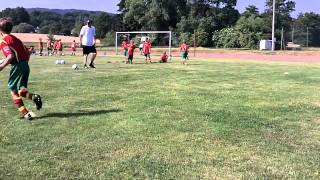 Zweikampftraining 1 gegen 1 Teil 2 INTERSPORT kicker Fußballcamp Heideck [upl. by Vories25]