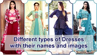 Different types of dresses with their names and images  wedding dressing ideas [upl. by Malamud342]