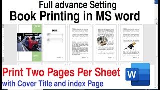 howtocreatebookletsinword  How To Create Printable Booklets in Microsoft Word [upl. by Shannan174]