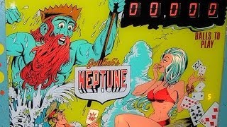 1978 Gottlieb NEPTUNE Pinball Machine In Action [upl. by Sosthena]