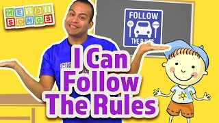 I Can Follow the Rules Song  Music for Classroom Management [upl. by Yknarf]