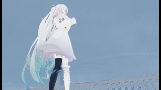 MMD 『カトラリー』 初音ミク YYB Monochrome miku 【quotCutleryquot Miku Hatsune】 [upl. by Kenwee801]