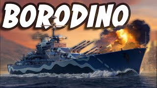 12KM Radar on a Tier 8 Battleship  Borodino Review [upl. by Oric]