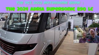 The Motorhome and Caravan Show Oct 2023  The 2024 Adria Supersonic 890 LC  A Class Luxury [upl. by Ursi582]