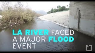 HESCO FLOOD PROTECTION  LA RIVER CASESTUDY 2016 [upl. by Oibirot]