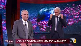 Guido Russo il dentista che ha cercato di farsi vaccinare su un braccio finto quotUna provocazionequot [upl. by Trutko]