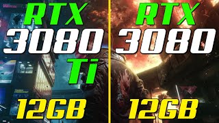 RTX 3080 12GB vs RTX 3080 Ti  Test in 4K [upl. by Aihseuqal]