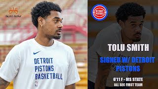 Tolu Smith 611 F Signs With The Detroit Pistons Highlights From DaHouse Runs Atlanta [upl. by Enomaj]