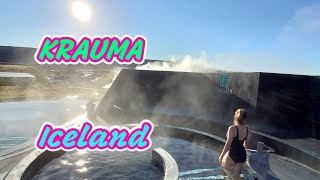 KRAUMA Iceland natural Spa amp Geothermal hot springs baths [upl. by Drisko476]