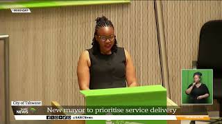 City of Tshwane  New mayor to prioritise service delivery [upl. by Drofub]