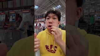 Eating a Costco Hotdog in 2 BITES shorts [upl. by Aikin]