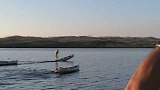 Mens Gunwale Pumping at the Gunflint Trail Canoe Races [upl. by Bunder468]