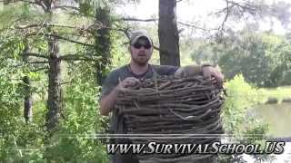 How to set a basket fish trap for long term survival [upl. by Darian]