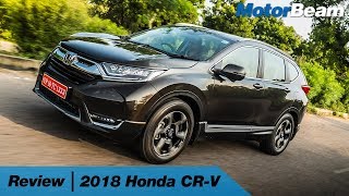 2018 Honda CRV Review  Diesel 7Seater  MotorBeam [upl. by Fitalludba]