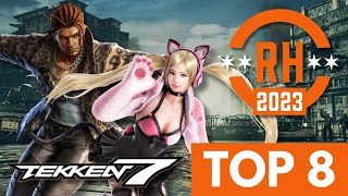 Top 8 Tekken 7 Roundhouse 2023  Tekken 7 Tourney Eddy Violet Zafina Lucky Chloe Jin [upl. by Anircam]