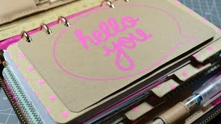 Plannerlove Moving into my Kate Spade [upl. by Gorges380]