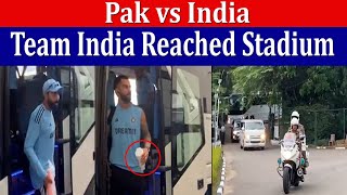 Indian Cricket Team Reached Stadium for practice against Pakistan [upl. by Ynavoeg]