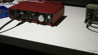 Focusrite Scarlett 2i4 usb audio sound card repair  no input issue [upl. by Aivatan411]