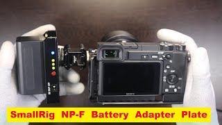 SmallRig NP F Battery Adapter Plate in HINDI [upl. by Ziul]