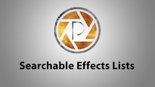 Searchable Effects Lists [upl. by Noynek]